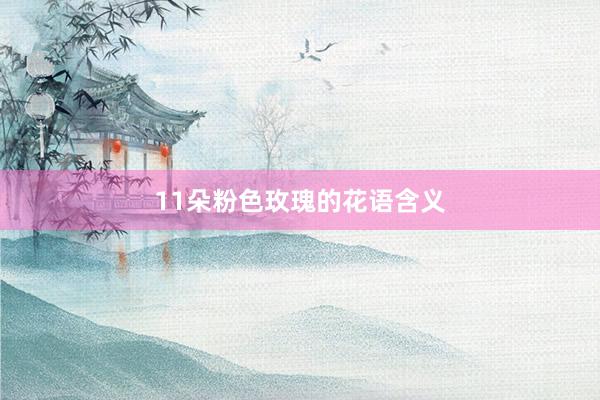 11朵粉色玫瑰的花语含义